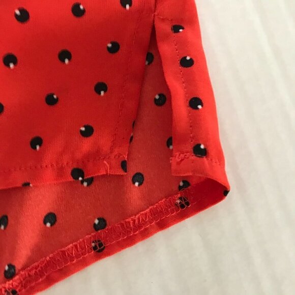 NWOT - Cynthia Rowley Short Sleeves Semi Sheer Blouse - Picture 8 of 13